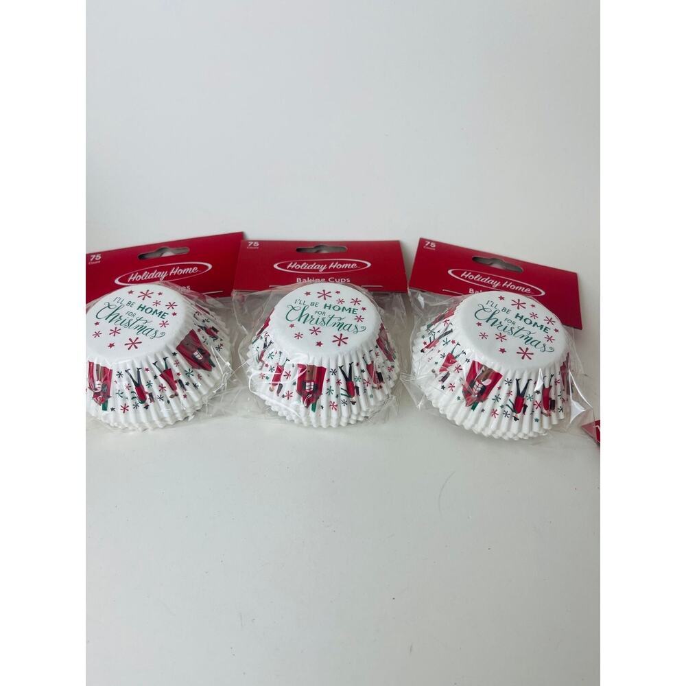 150 pieces‎ Holiday Home Baking Cups Cupcake Baking Paper Christmas Theme